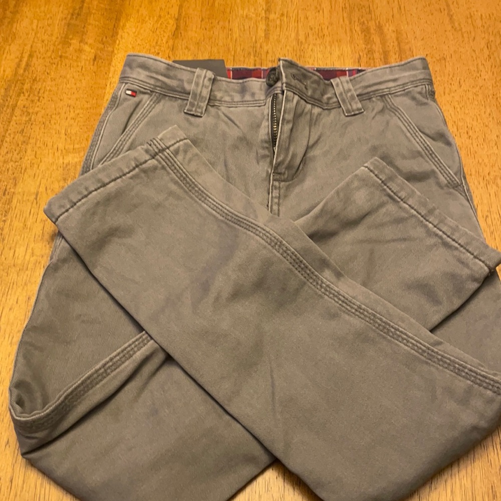 Tommy Hilfiger Boys Flannel Lines Pants